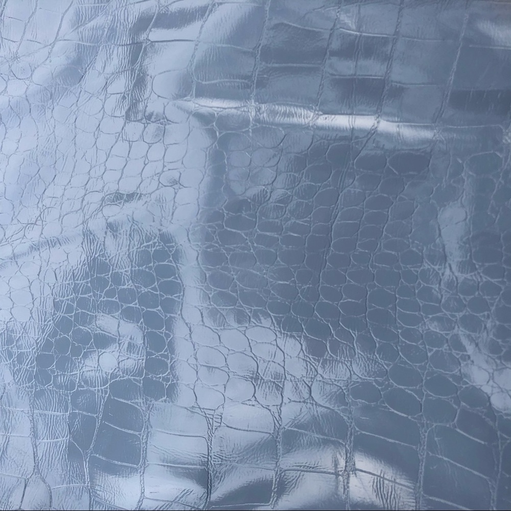 NWT Dolce Cabo Blue Faux Crocodile Jacket - Picture 4 of 5